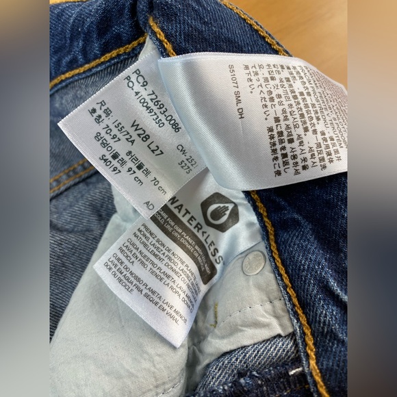 LEVI’S • ribcage straight leg ankle jeans • size: 28 • colour: noe down - Picture 10 of 11